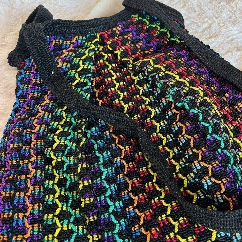 Crocheted shoulder bag